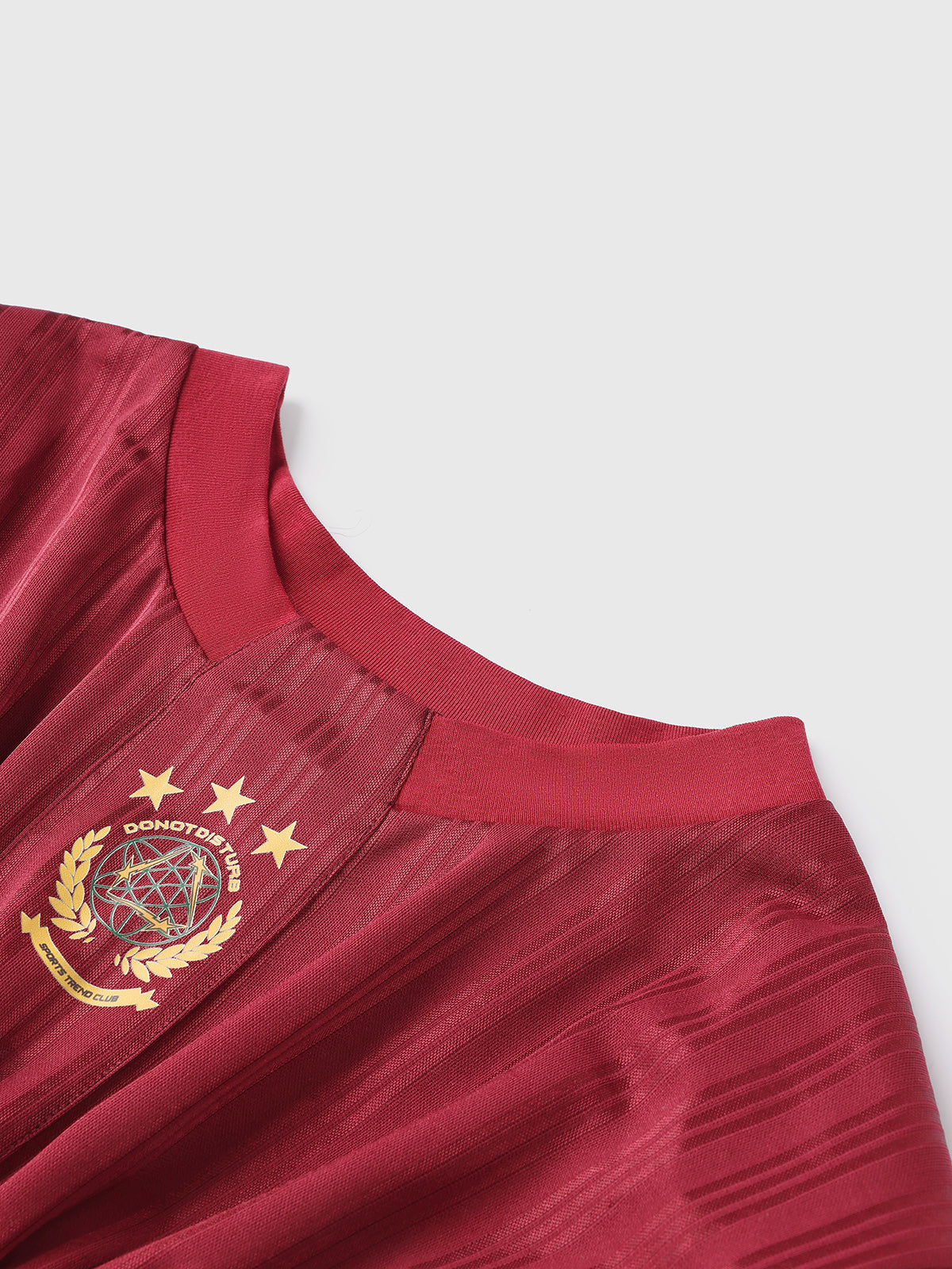 Redline Split Layer Jersey Tee – Cherry Red