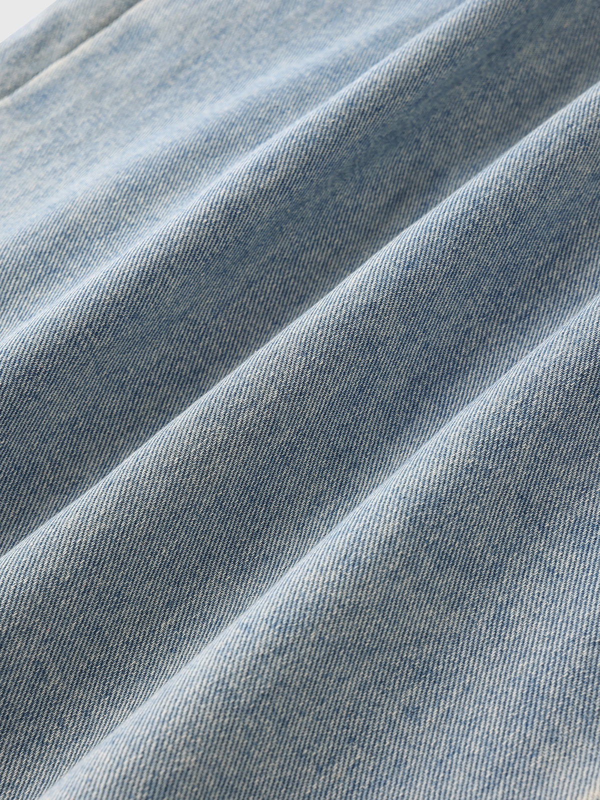 Bent Line Denim Pants – Pale Blue