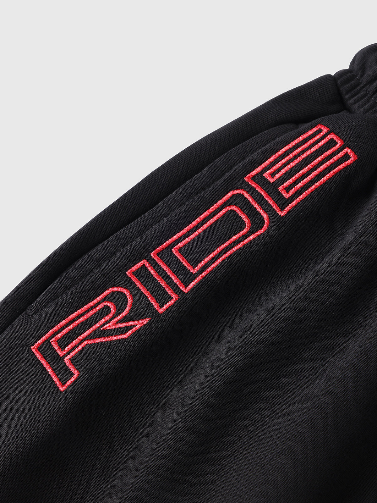 Split Power Wide Training Pants – Black Red
