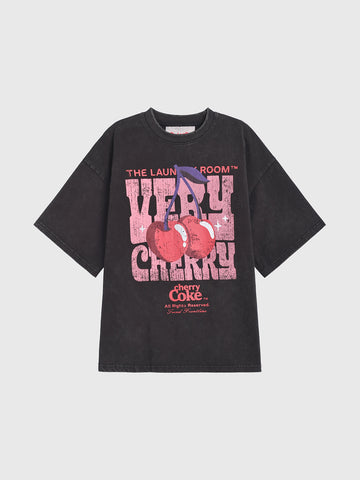 Basement Poster Graphic Tee - Jet Black