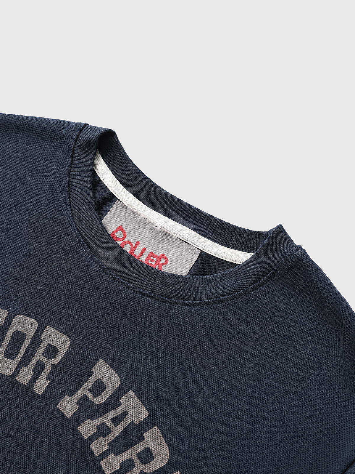Dorm Crest Graphic Tee - Navy Blue