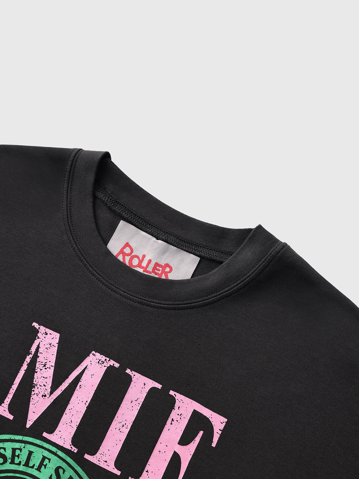 Lecture Skip Graphic Tee - Deep Black