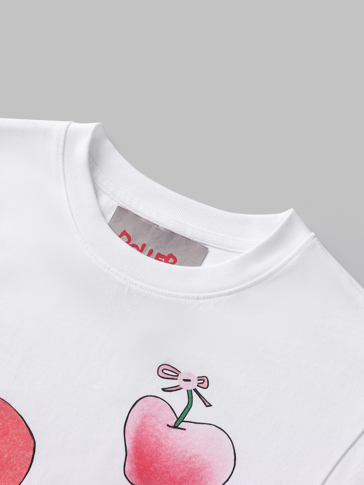 Dorm Snack Cherry Tee - Cream White