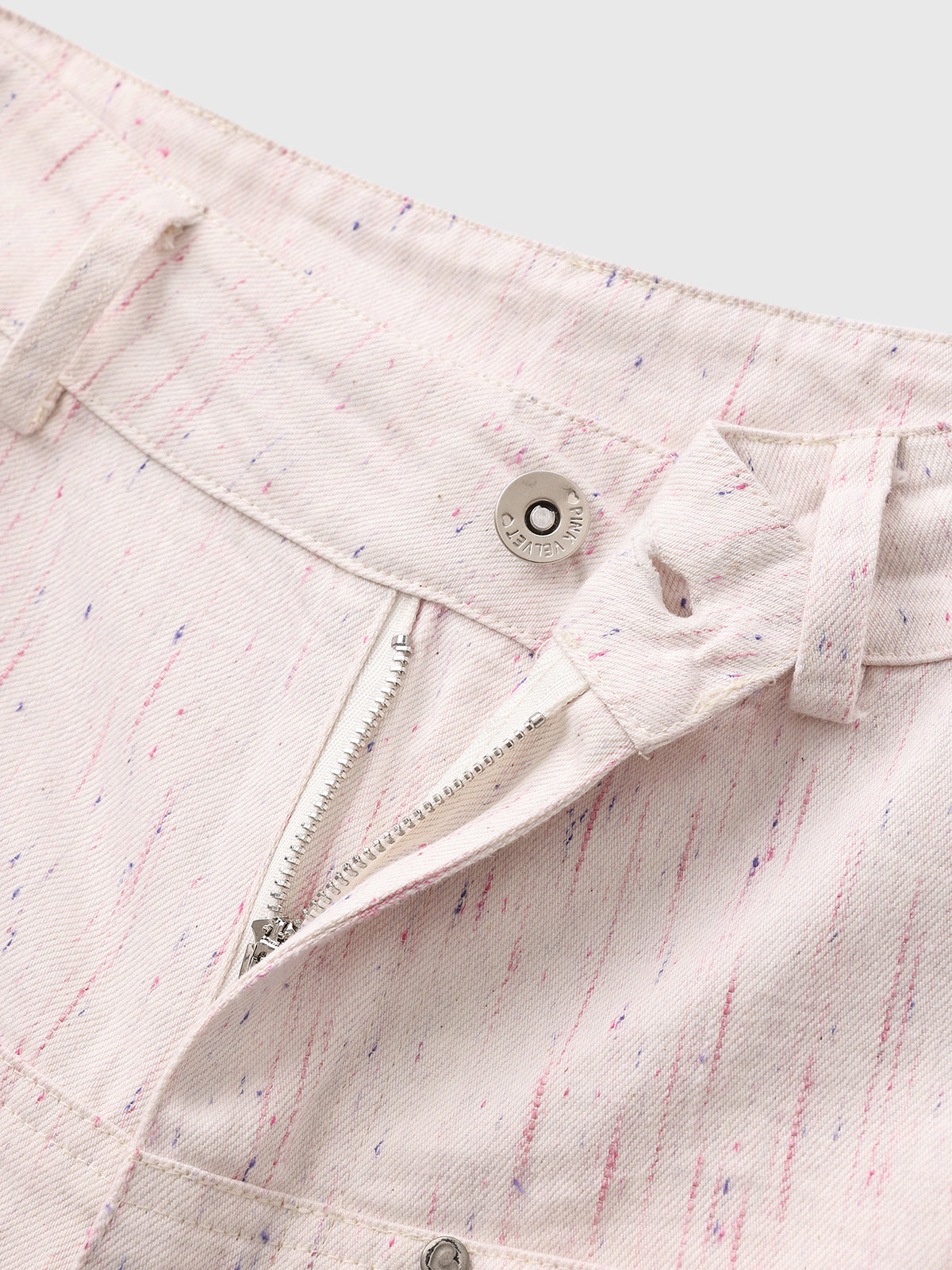 Dolled Office High-waisted Straight Relaxed Pants - Pink