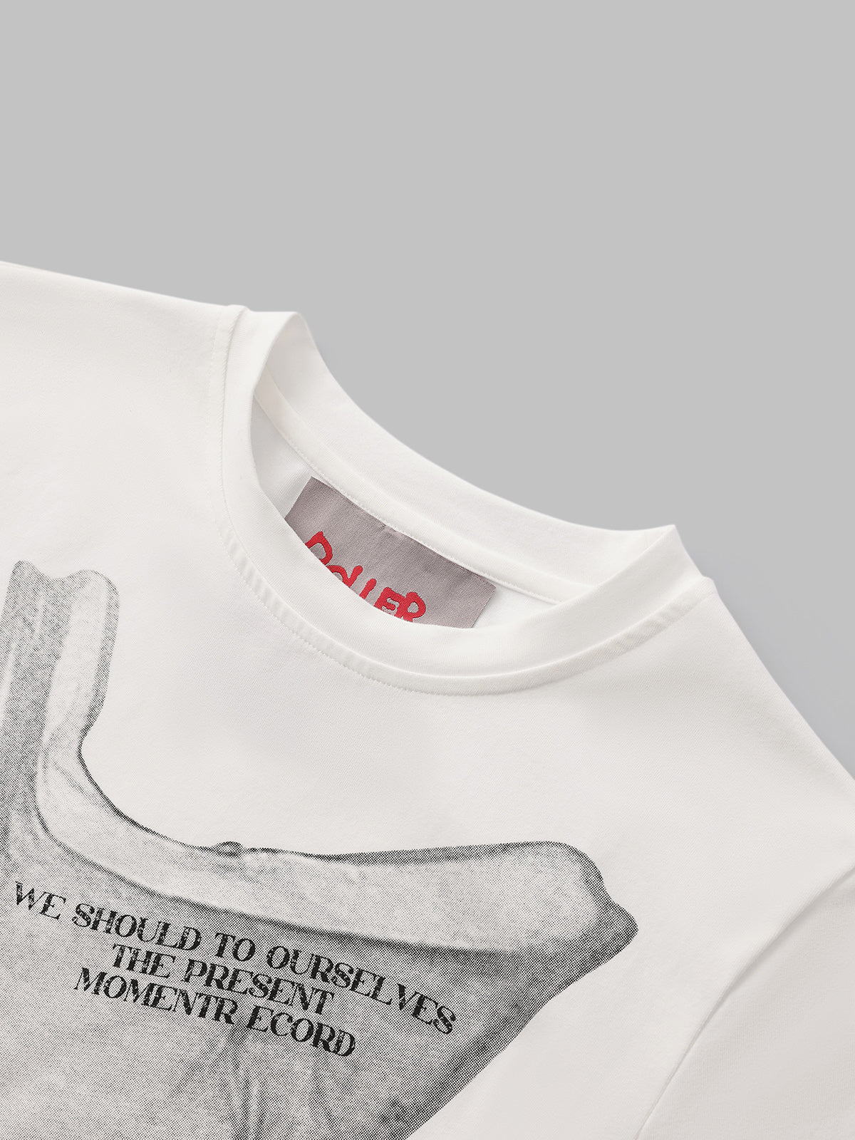 Brick Lane Baggy Illustration Graphic Tee - White