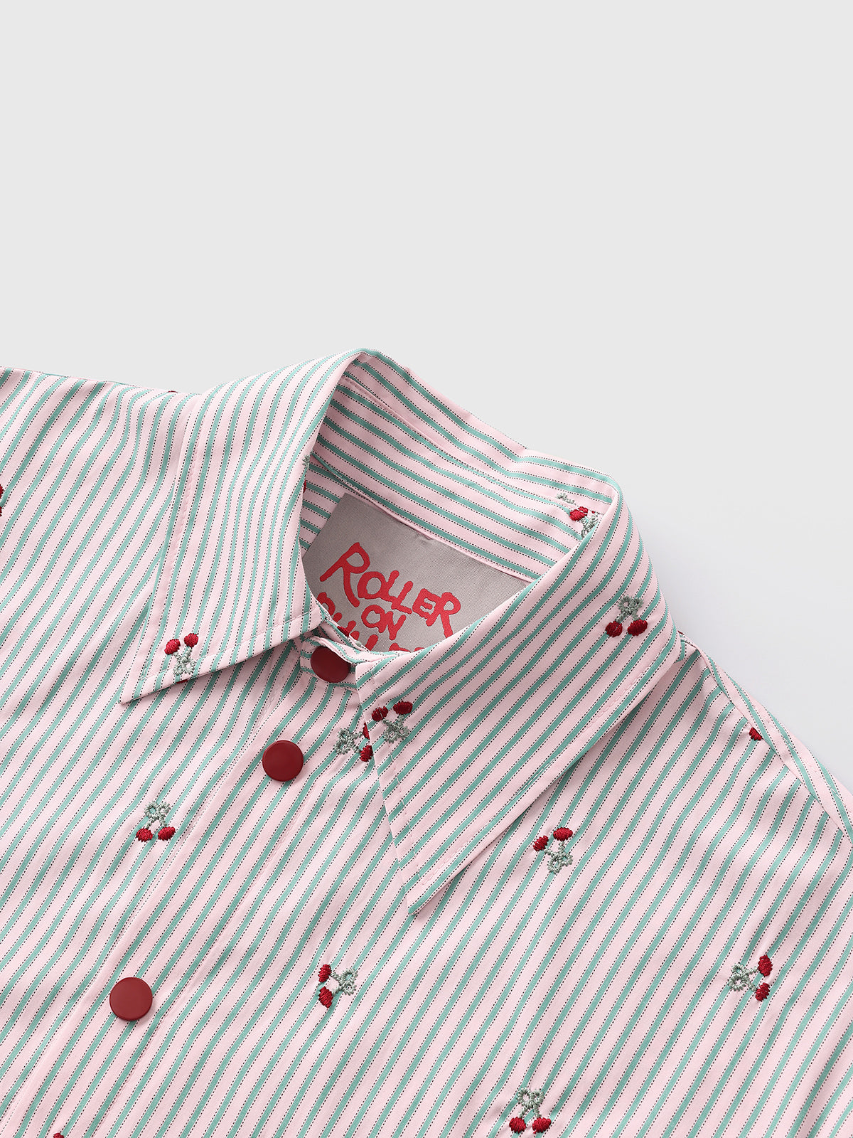 Brick Lane Baggy Abstract Stripe Graphic Shirt - Multi
