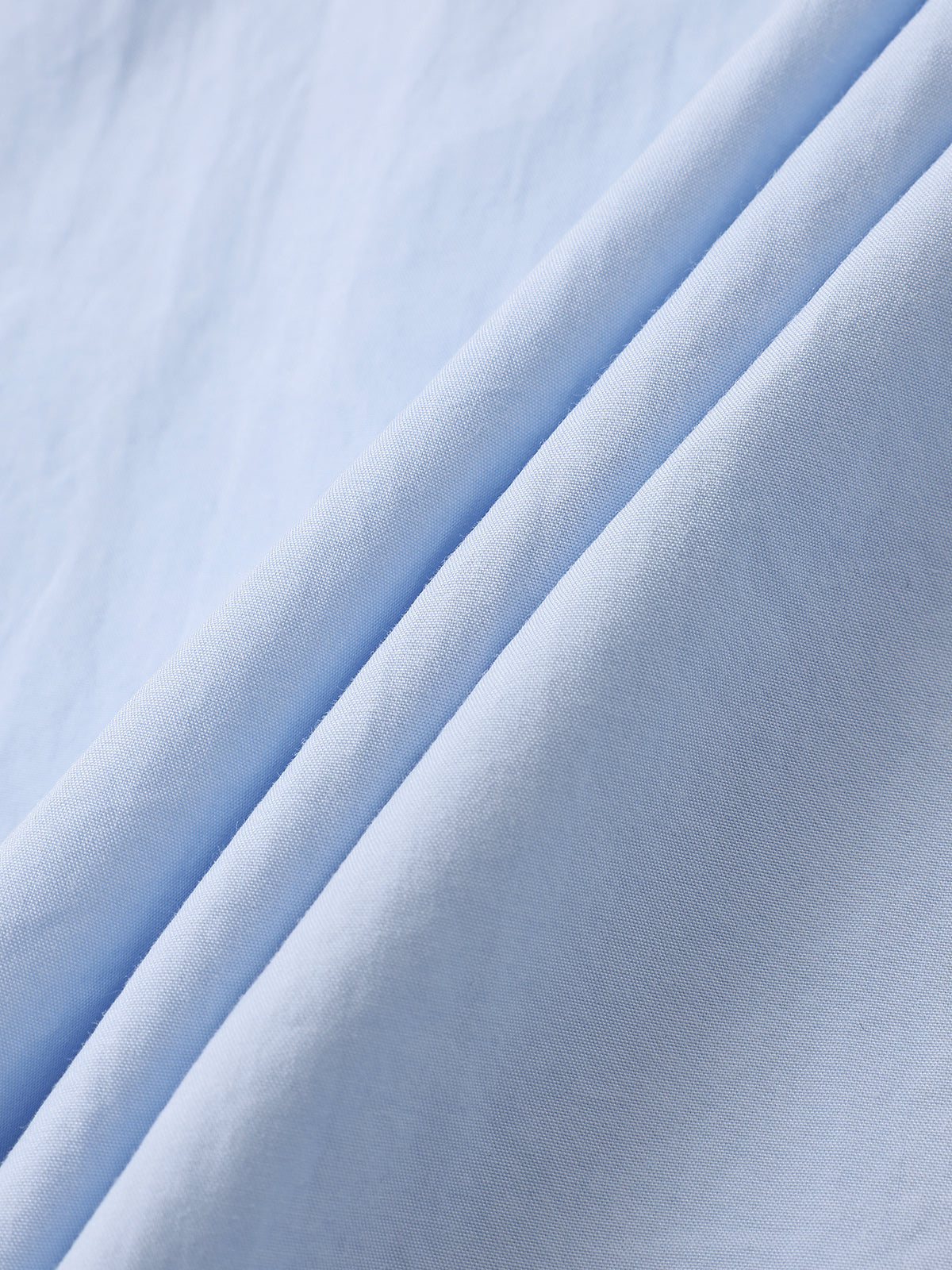 Dolled Office Baggy Stripe Contrast Collar Shirt - Blue/White