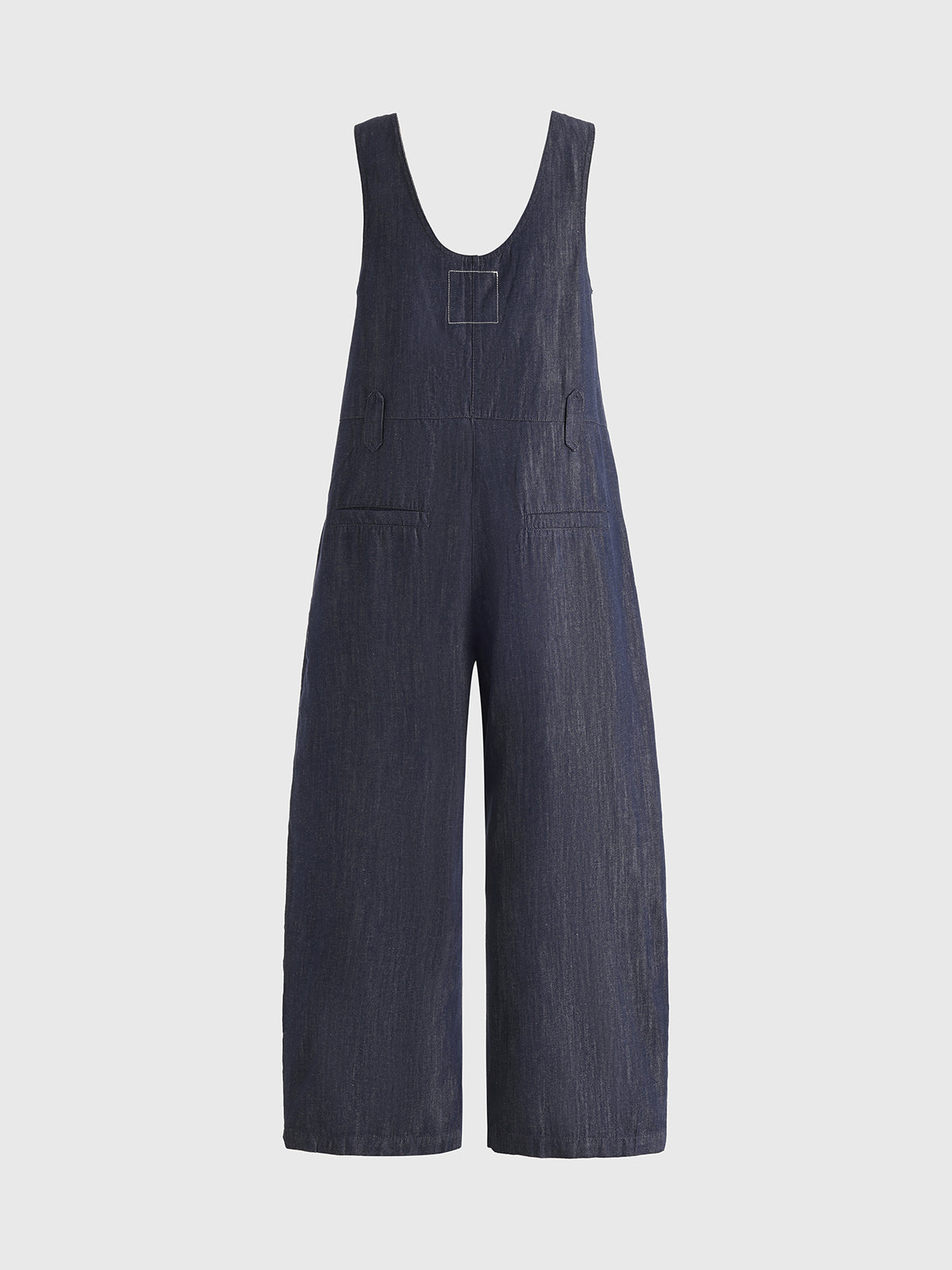 Brick Lane Wide-leg Utility Cargo Jumpsuit - Navy