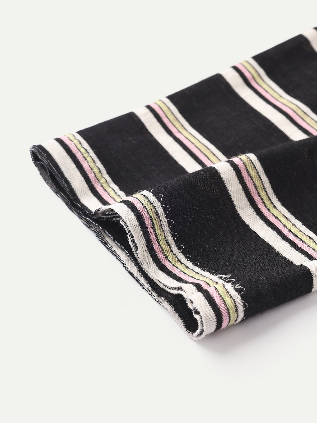 Co-ed Dorm Baggy Stripe Contrast Collar Polo - Mono
