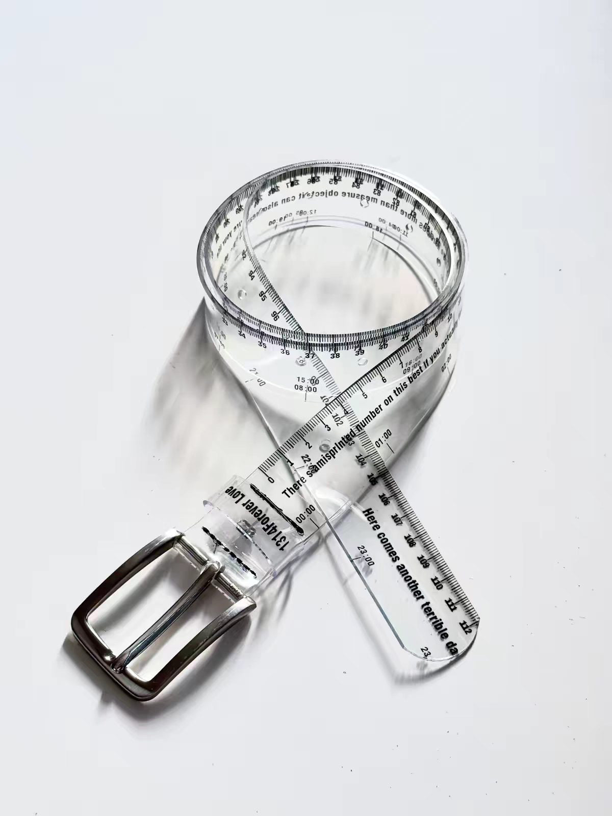 Brick Lane Casual Grommet Buckle Wide Belt - Silver