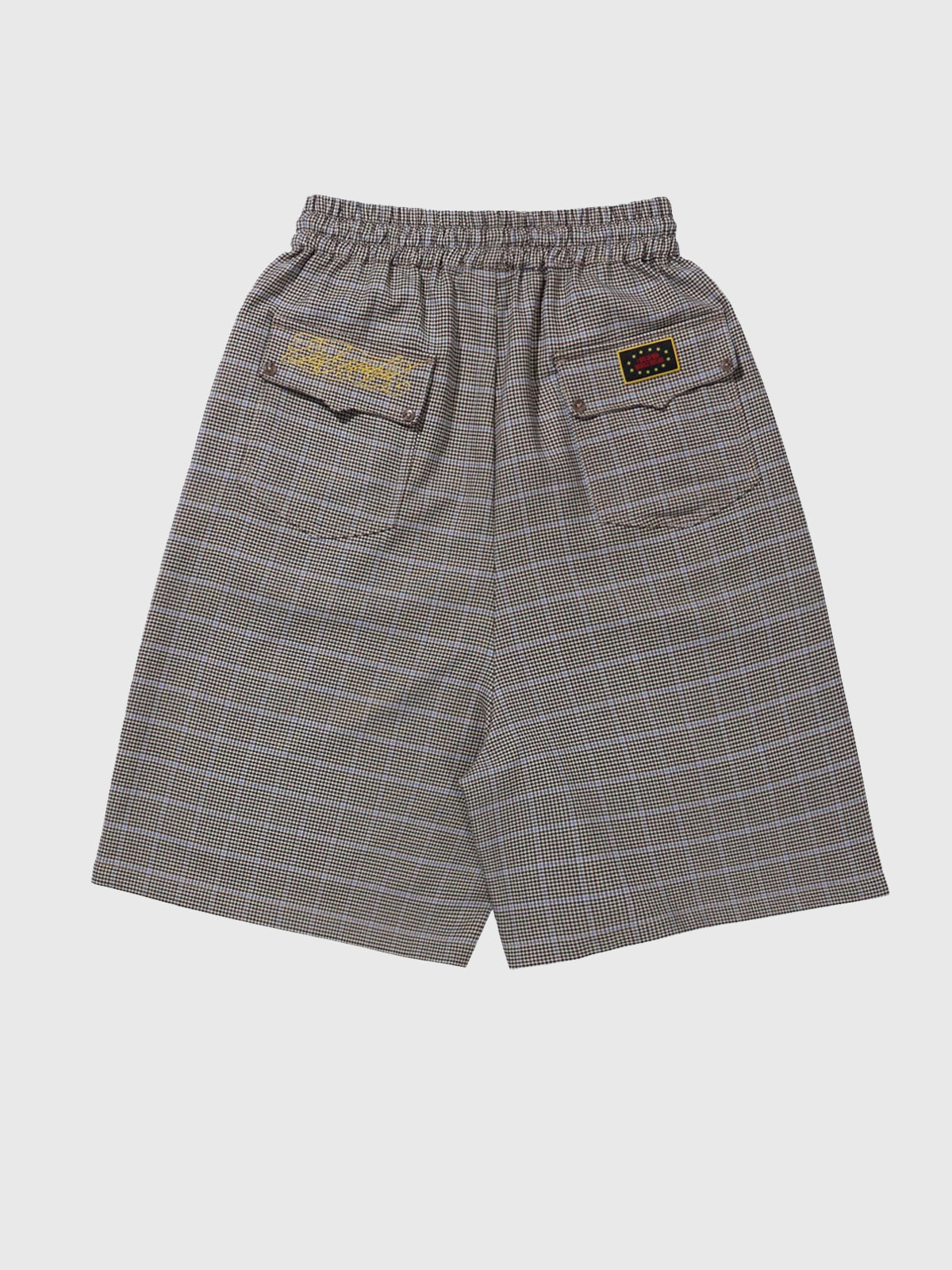 Midday Giggle Shorts – Cocoa Check