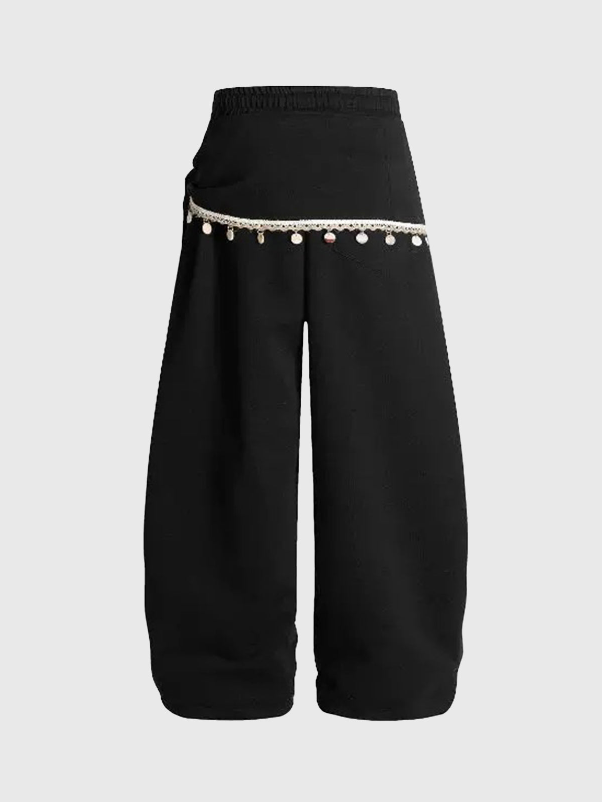 String Theory Barrel Pants – Onyx Ivory