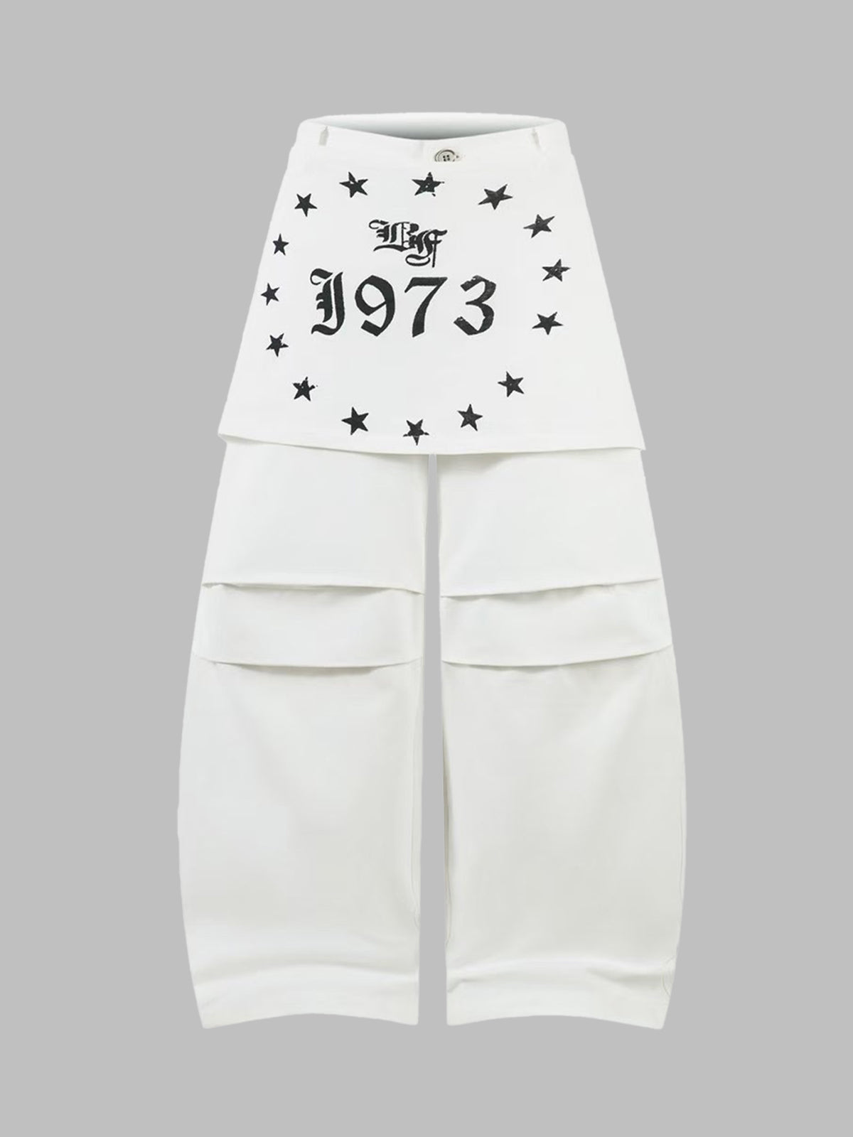 1973 Blank Page Utility Pants – Milk White