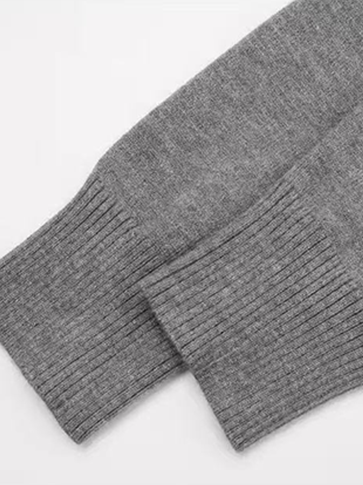 Brick Lane Ribbed Button-Down Long Sleeve Henley Tee - Grey