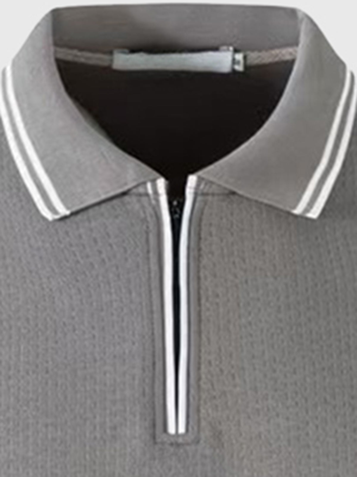 Gallery Bench Polo Sweatshirt – Grey Ash