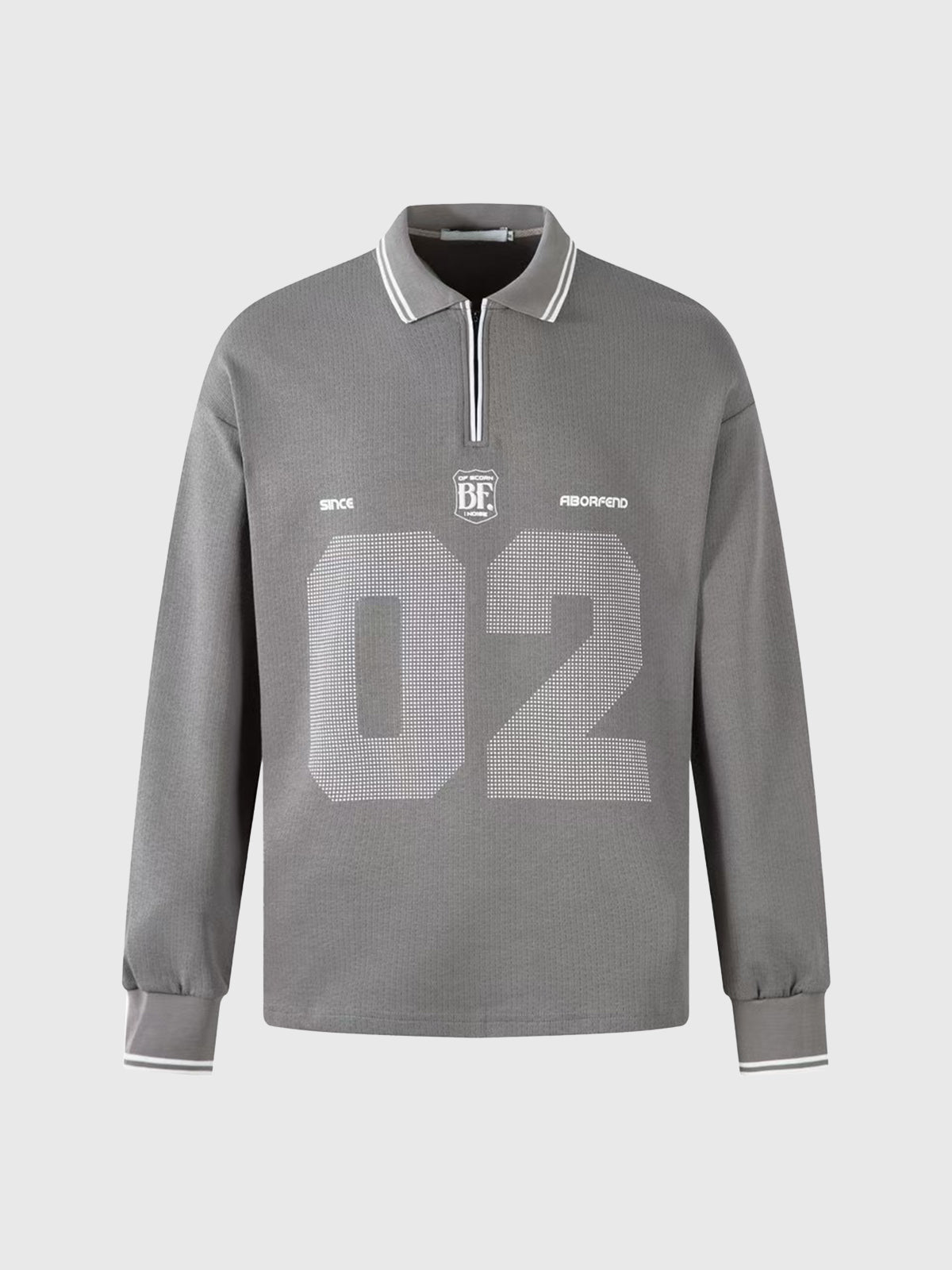Gallery Bench Polo Sweatshirt – Grey Ash