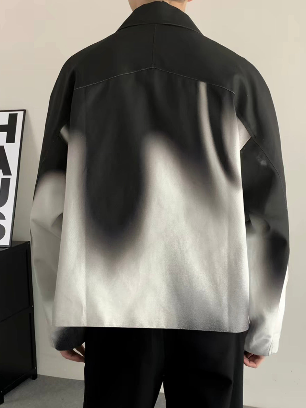 Weekday Outdoor Baggy Colorblock Zip Jacket - Black