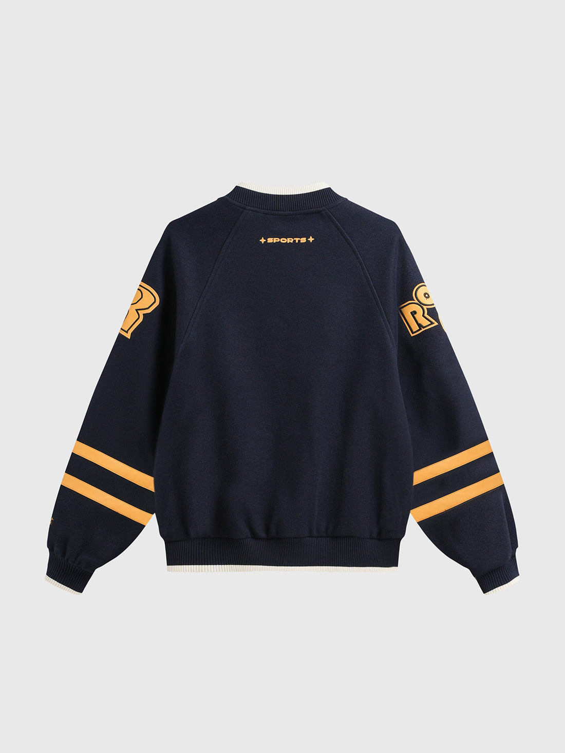 RoR Draft Varsity Jacket - Navy Yellow