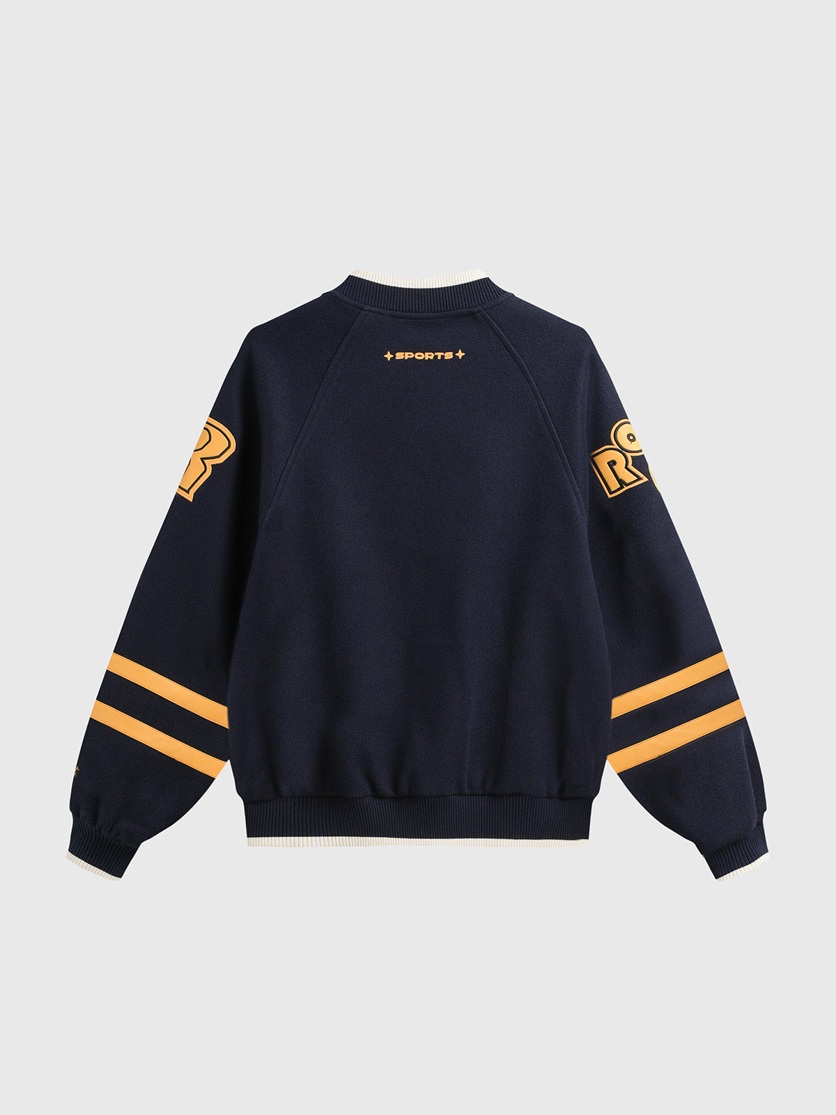 RoR Draft Varsity Jacket - Navy Yellow