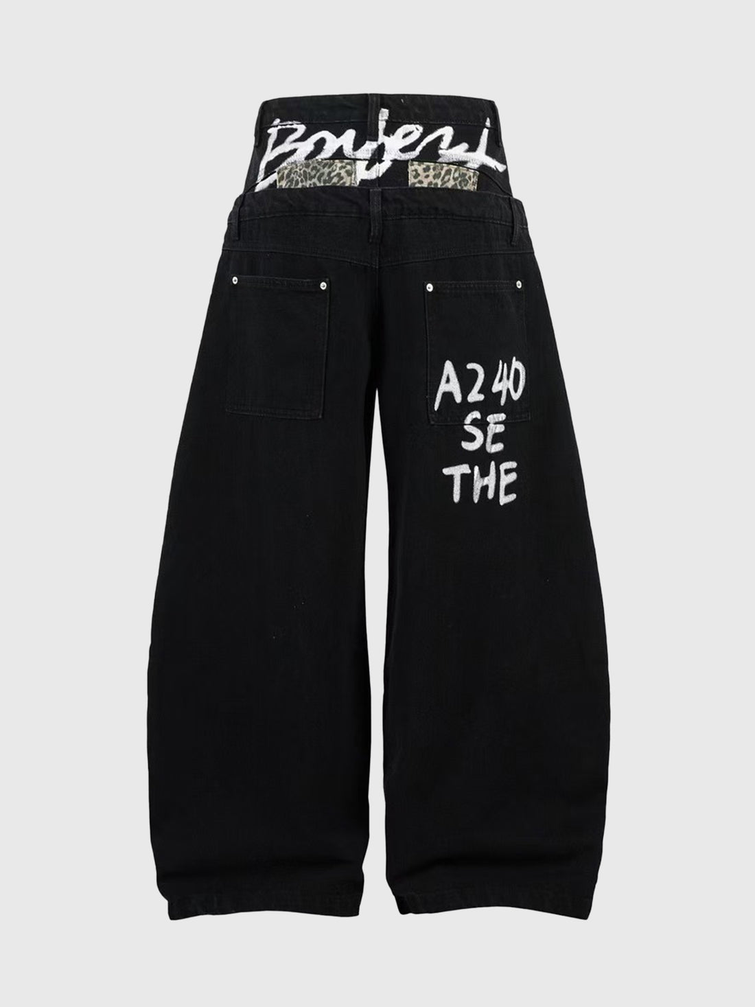 A240 After Hours Code Barrel Pants – Jet Black