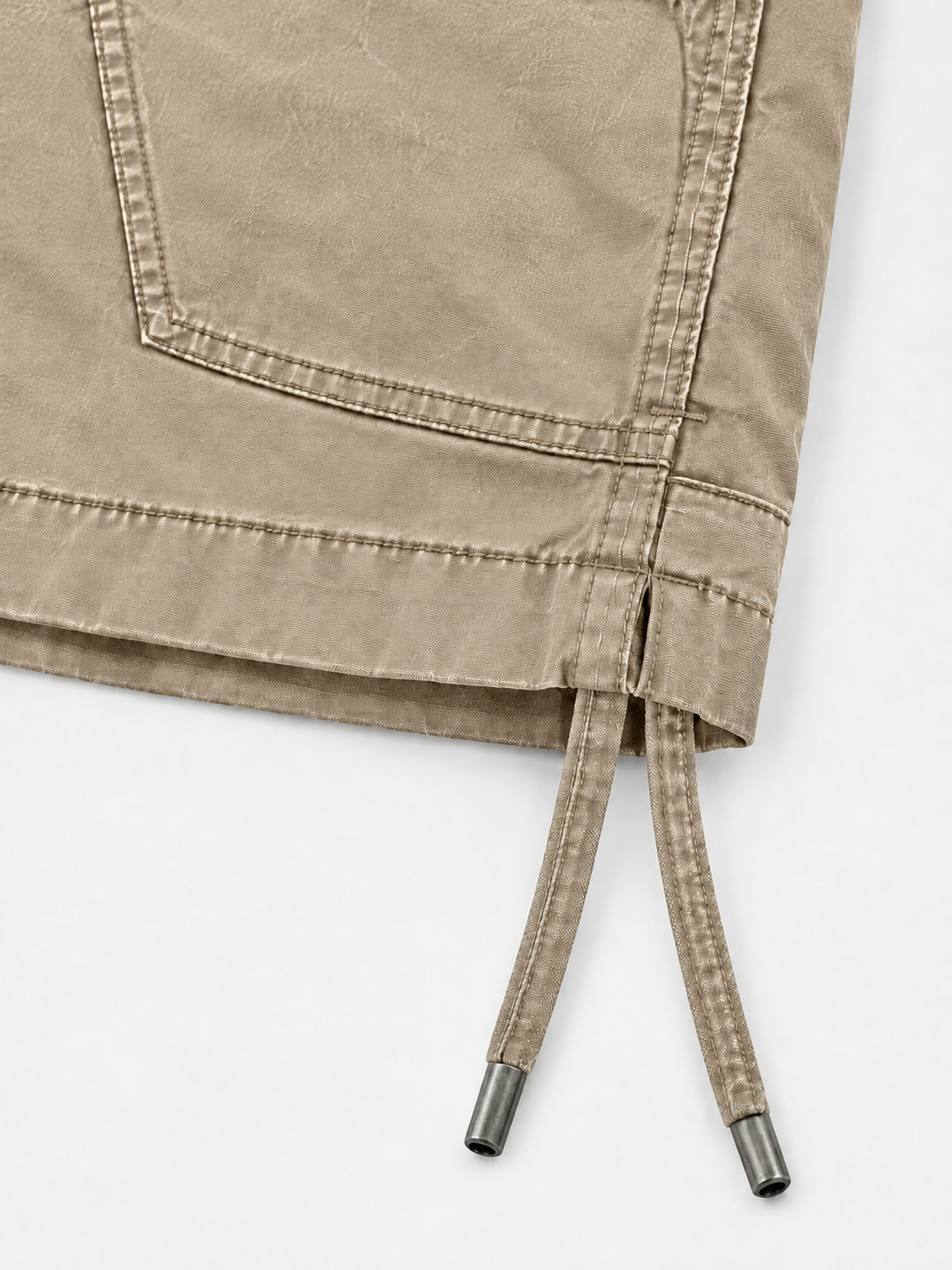 Weekday Outdoor Washed Multi-Pocket Utility Shorts - Grey