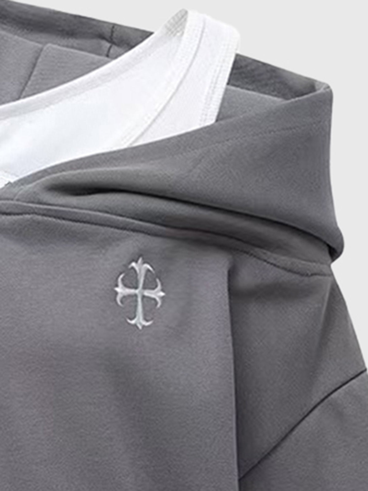Tilt Frame Hoodie – Cloud Grey