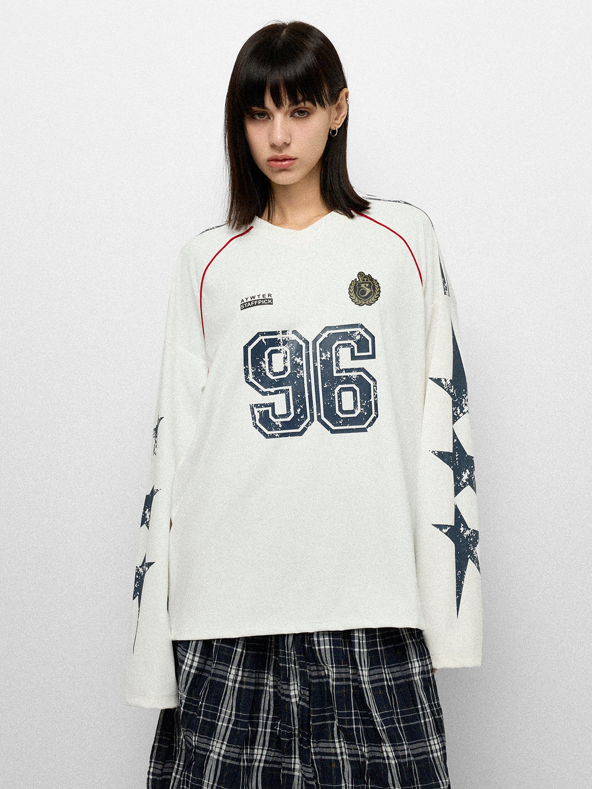No.95 Clubhouse Jersey Shirt - White Navy