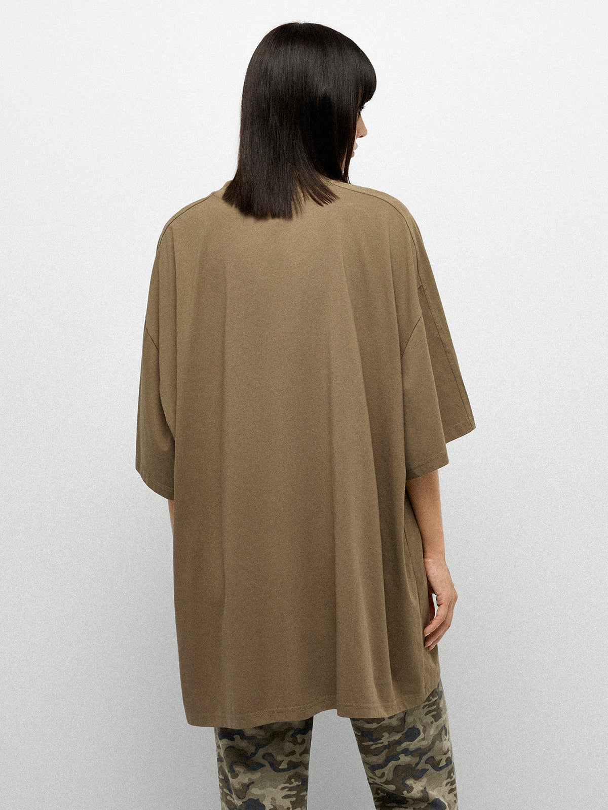 Roman Forum Mark Tee -  Olive Stone