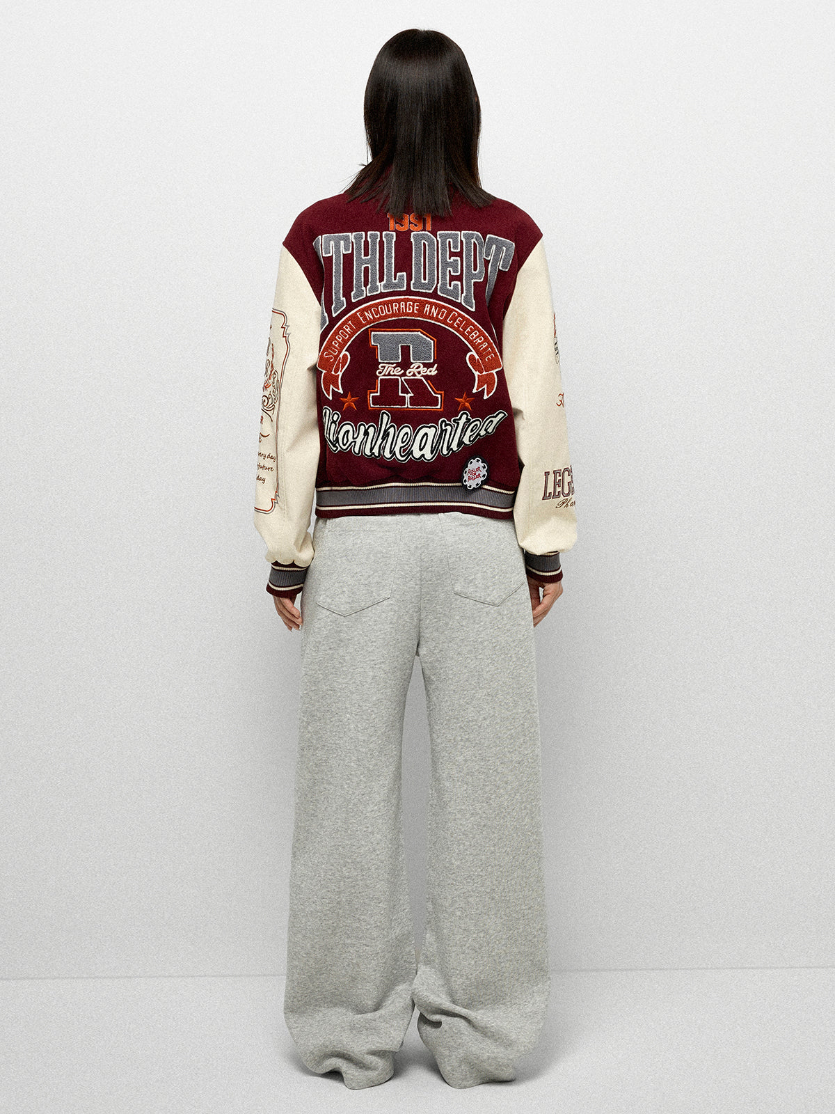 Sideline Stardust Layerd Pants - Plaid Grey