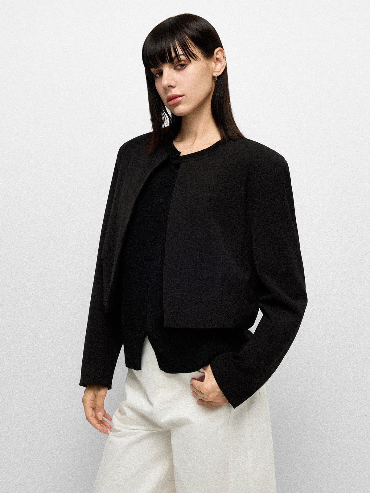 Split Scene Jacket - Coal Shade