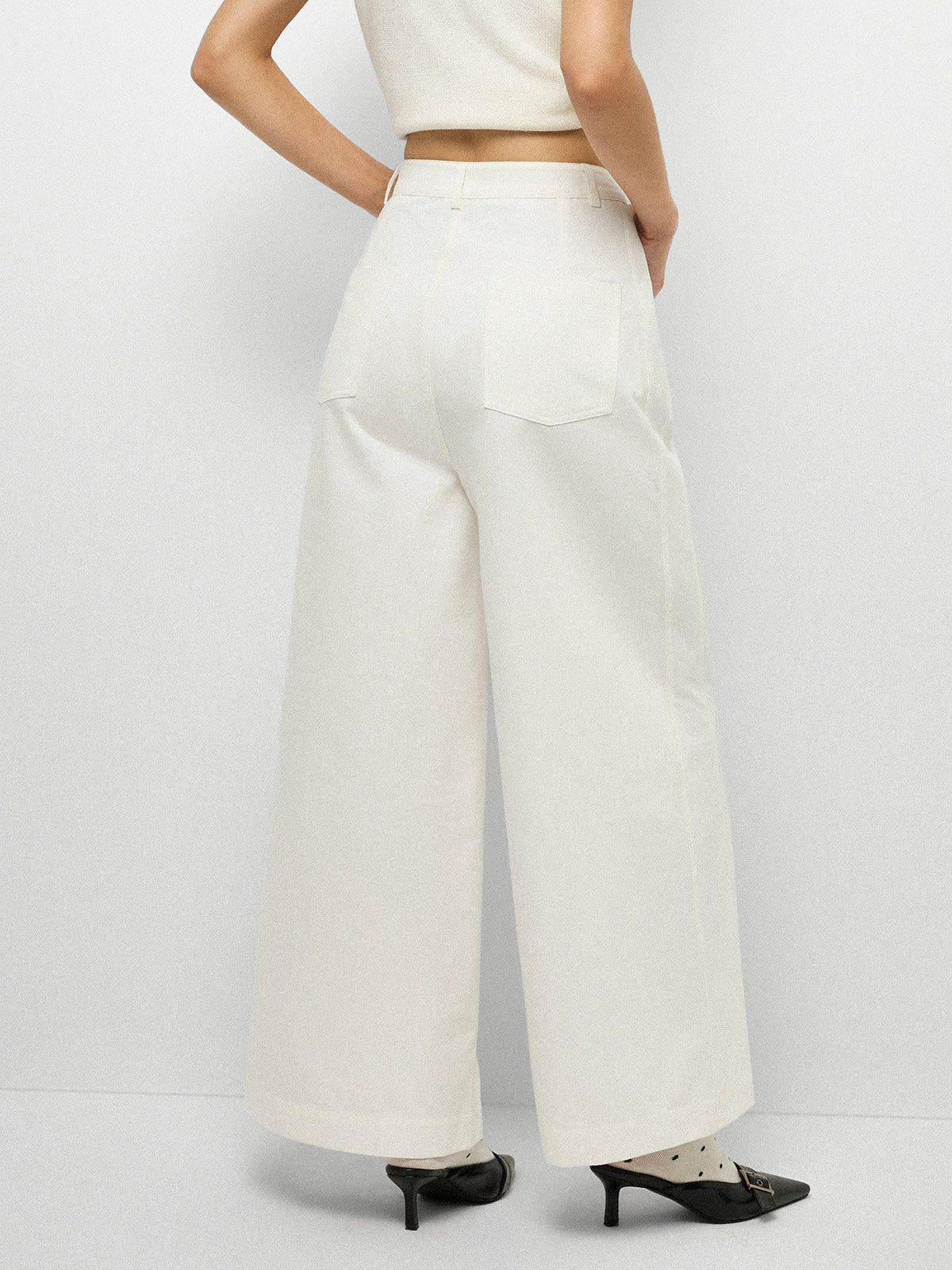 City Stroll Suit Pants - White Cloud