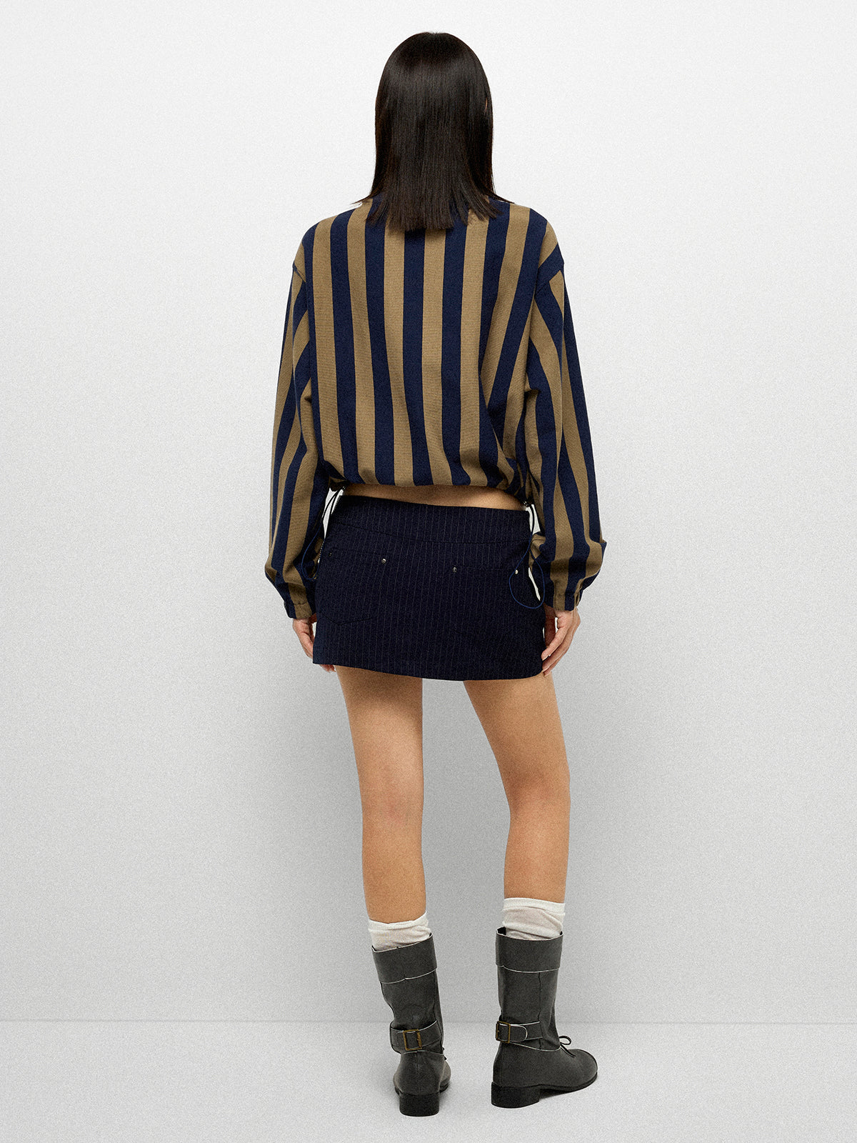 Number Patch Skirt – 56° Navy