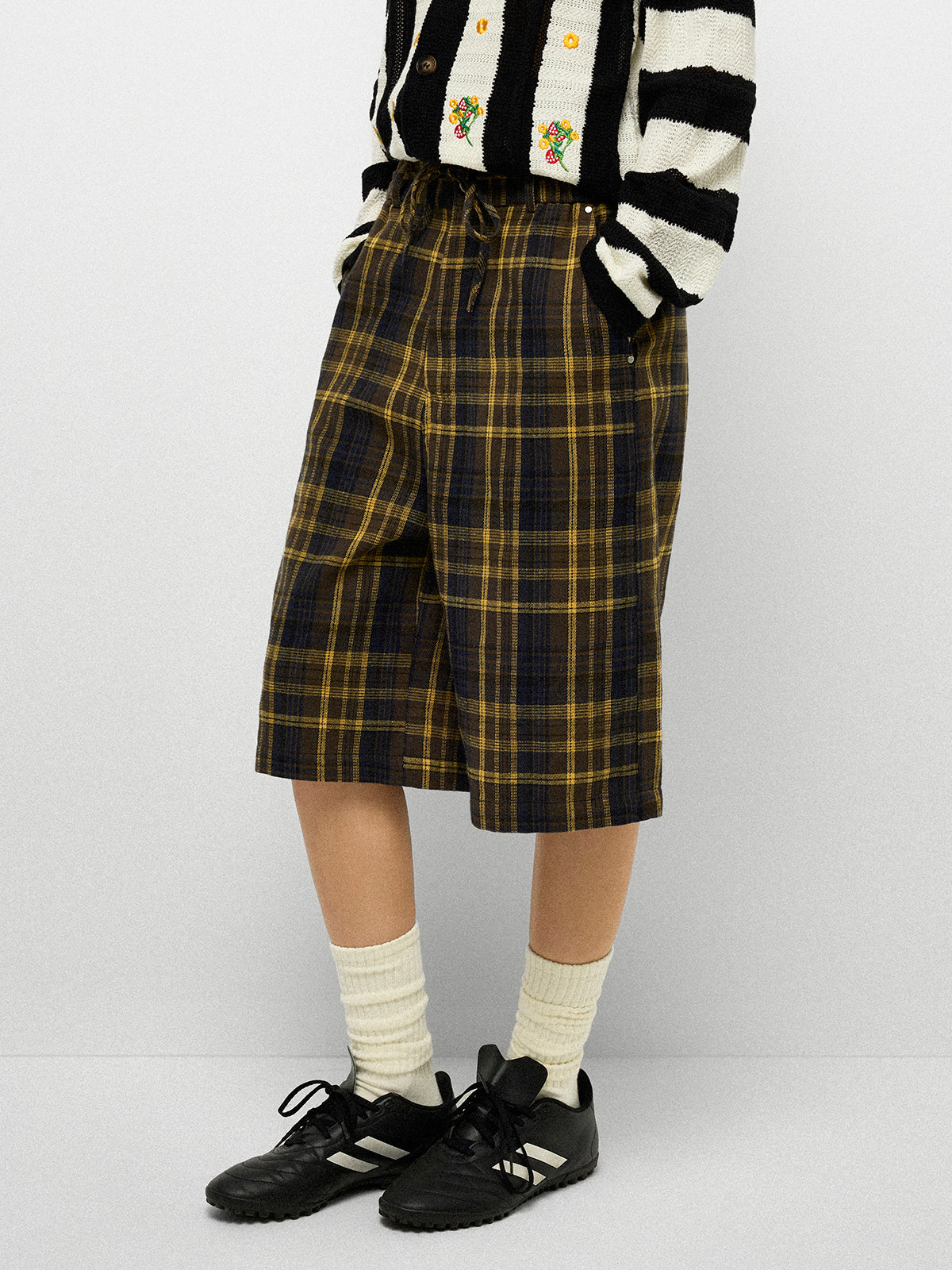 Library Loudmouth Shorts – Yellow Plaid