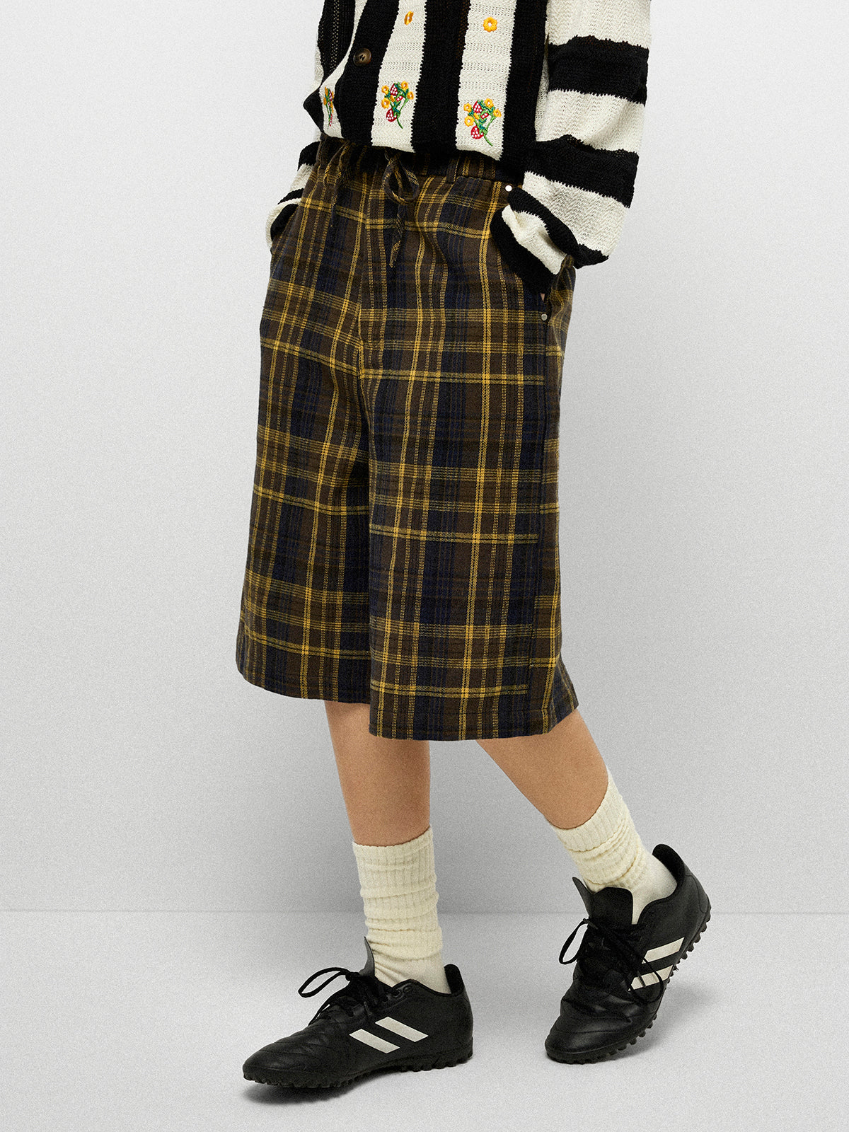 Library Loudmouth Shorts – Yellow Plaid