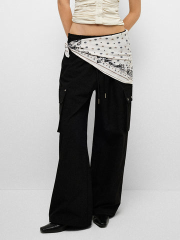 Wrap Trick Cargo Pants - Black Black