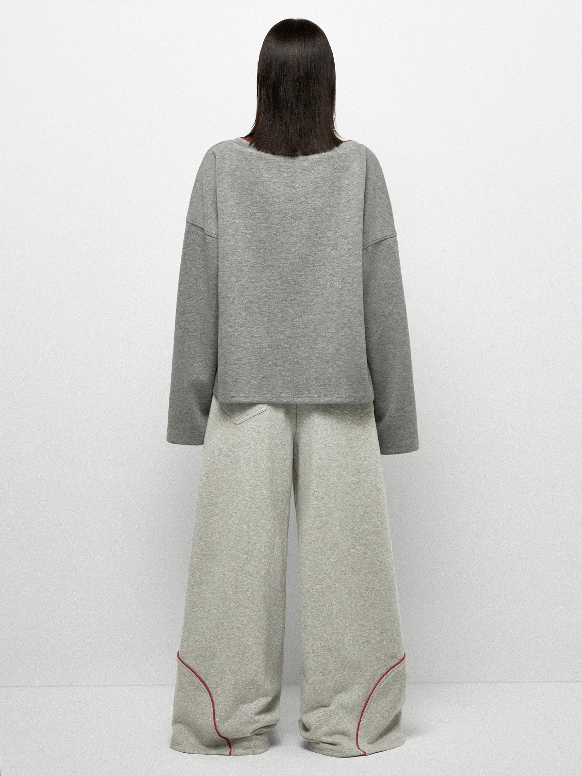 Steel Bow Sweatshirt - Ash Red