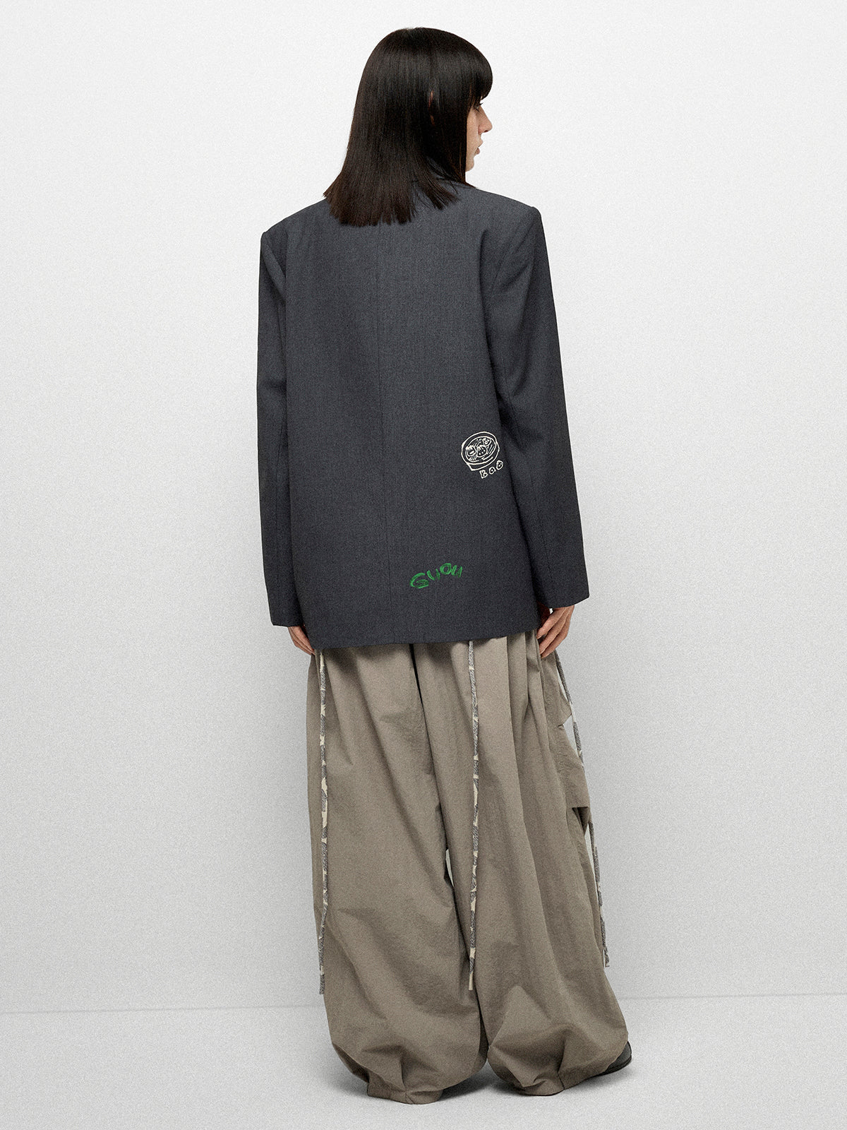 Orbit Line Cargo Pants - Moon Olive