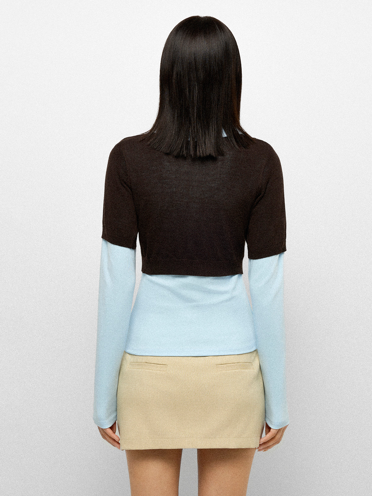 Prep Mix Sweater - Mocha Sky