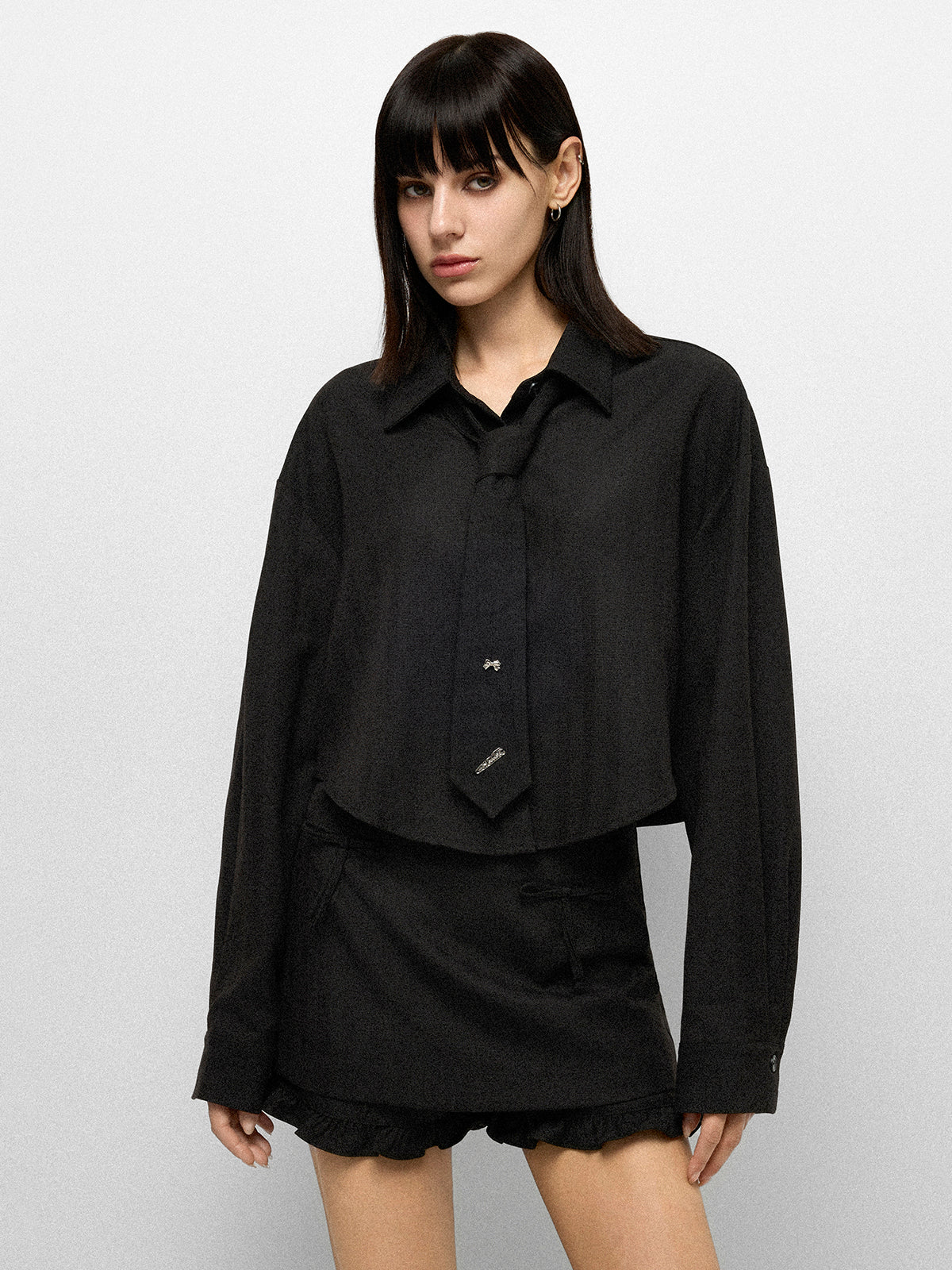 Edge Mark Shirt - Coal Shade