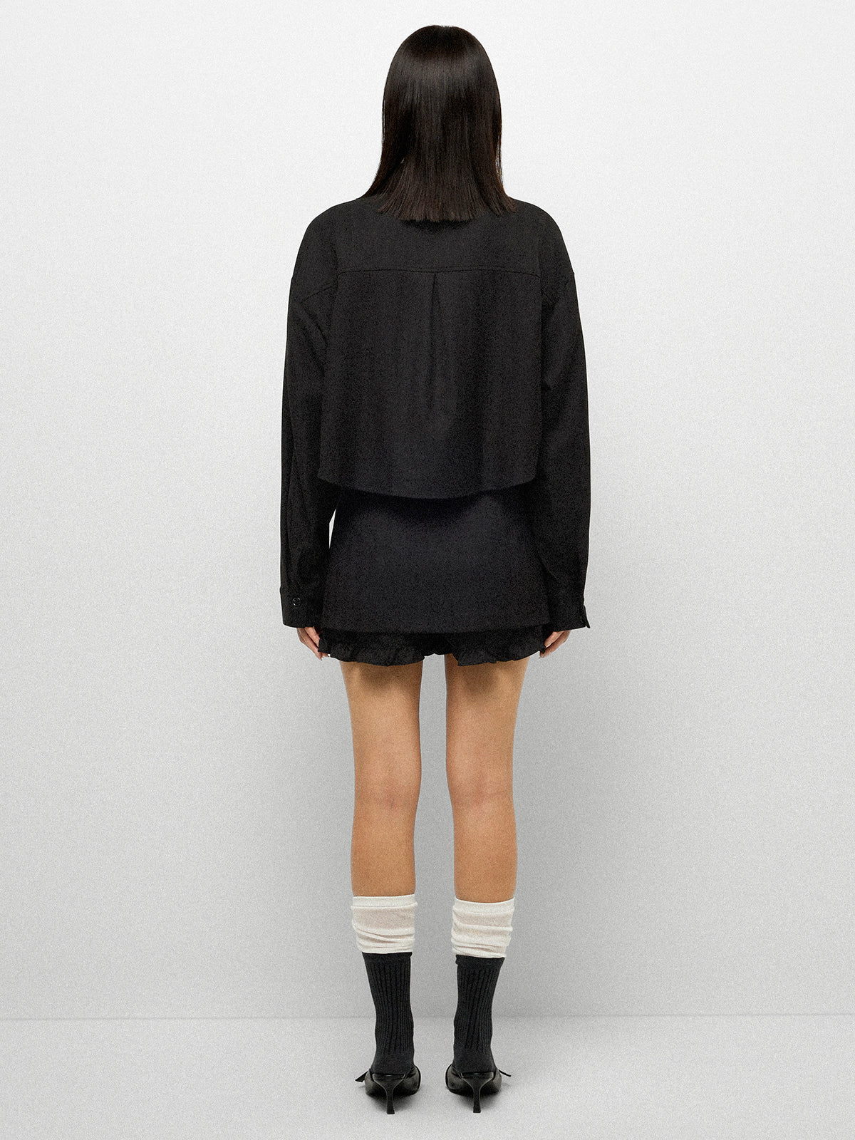 Edge Mark Shirt - Coal Shade
