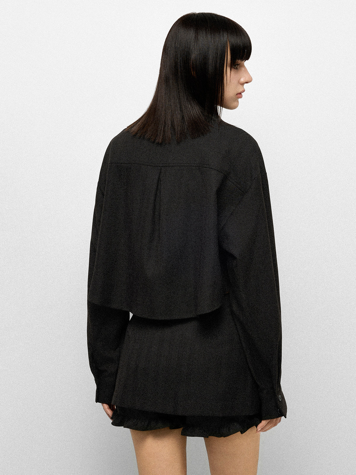 Edge Mark Shirt - Coal Shade