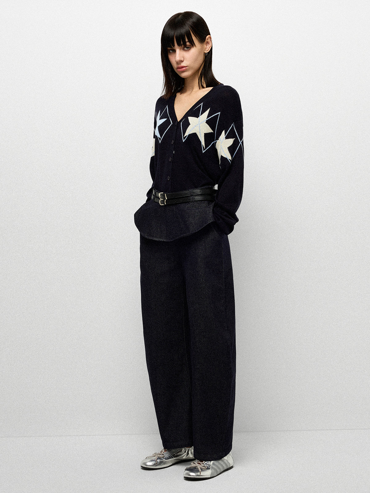 Star Bench Knit Sweater - Sideline Navy