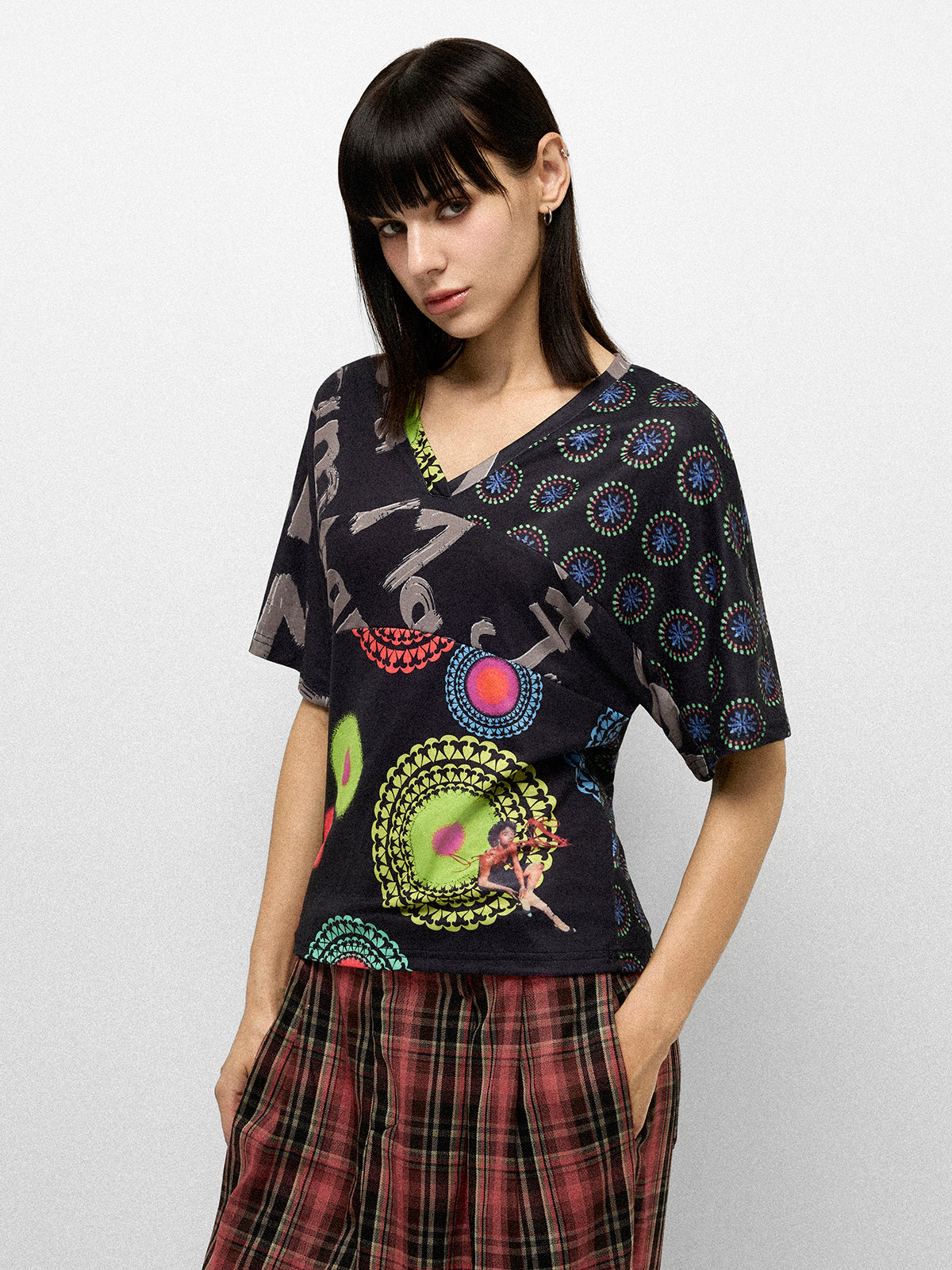 Night Pulse Tee - Black Neon