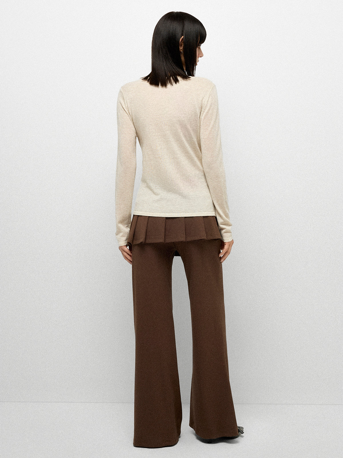 Knot Play Sweater - Oat Beige