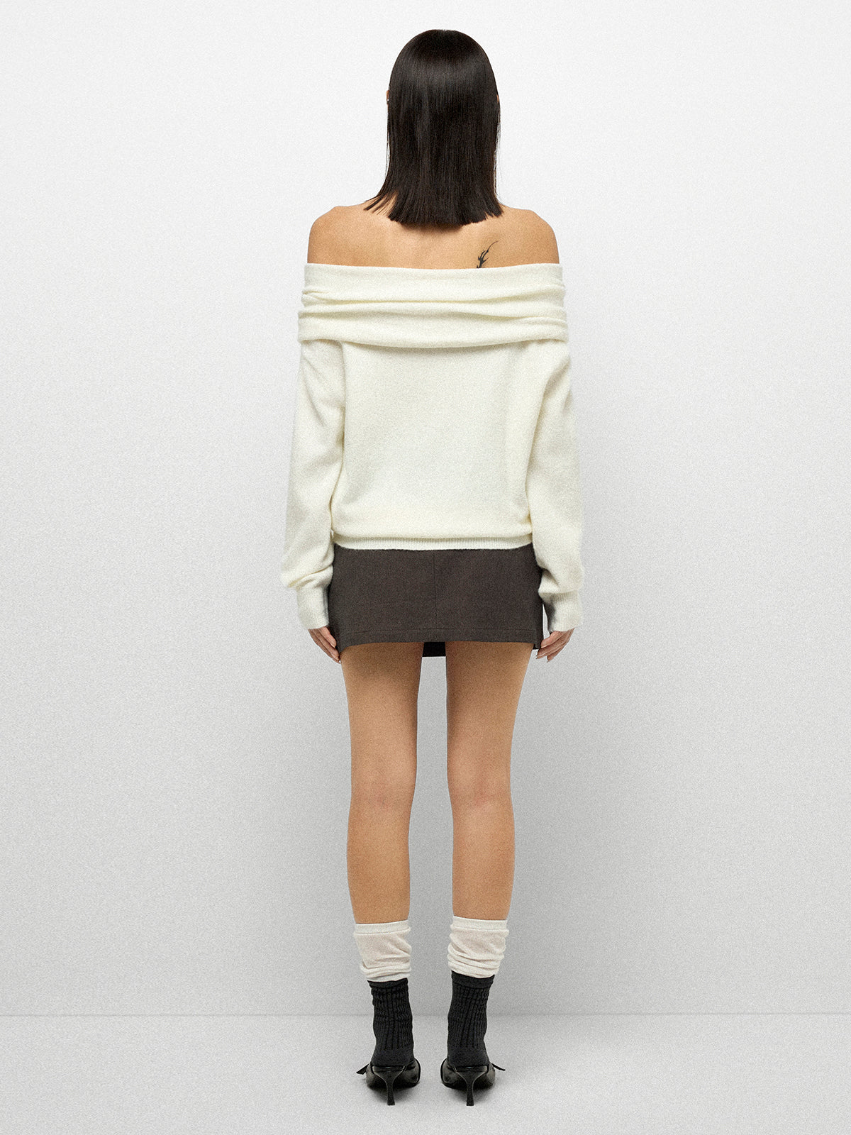 Candle Glow Sweater - Cream White