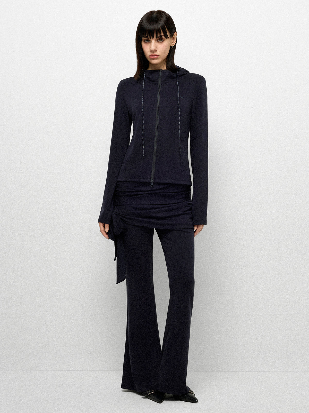 Zip Mark Jacket - Jet Black