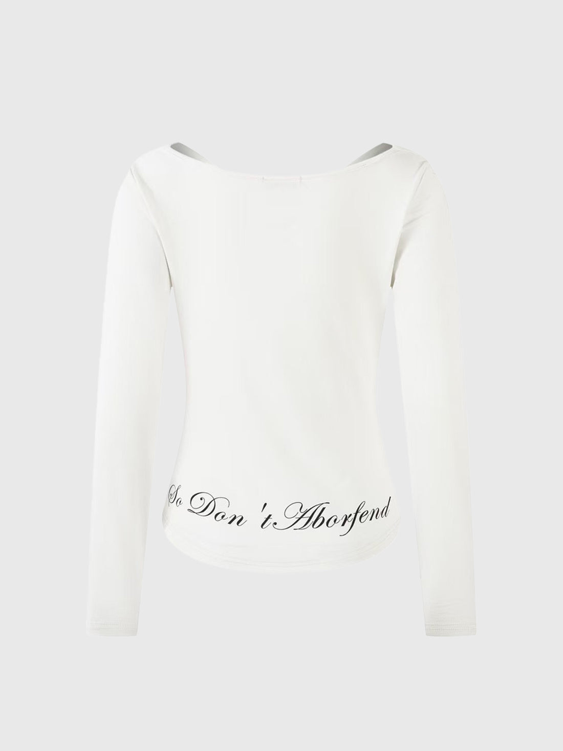 Fold Trace Tee – Porcelain White