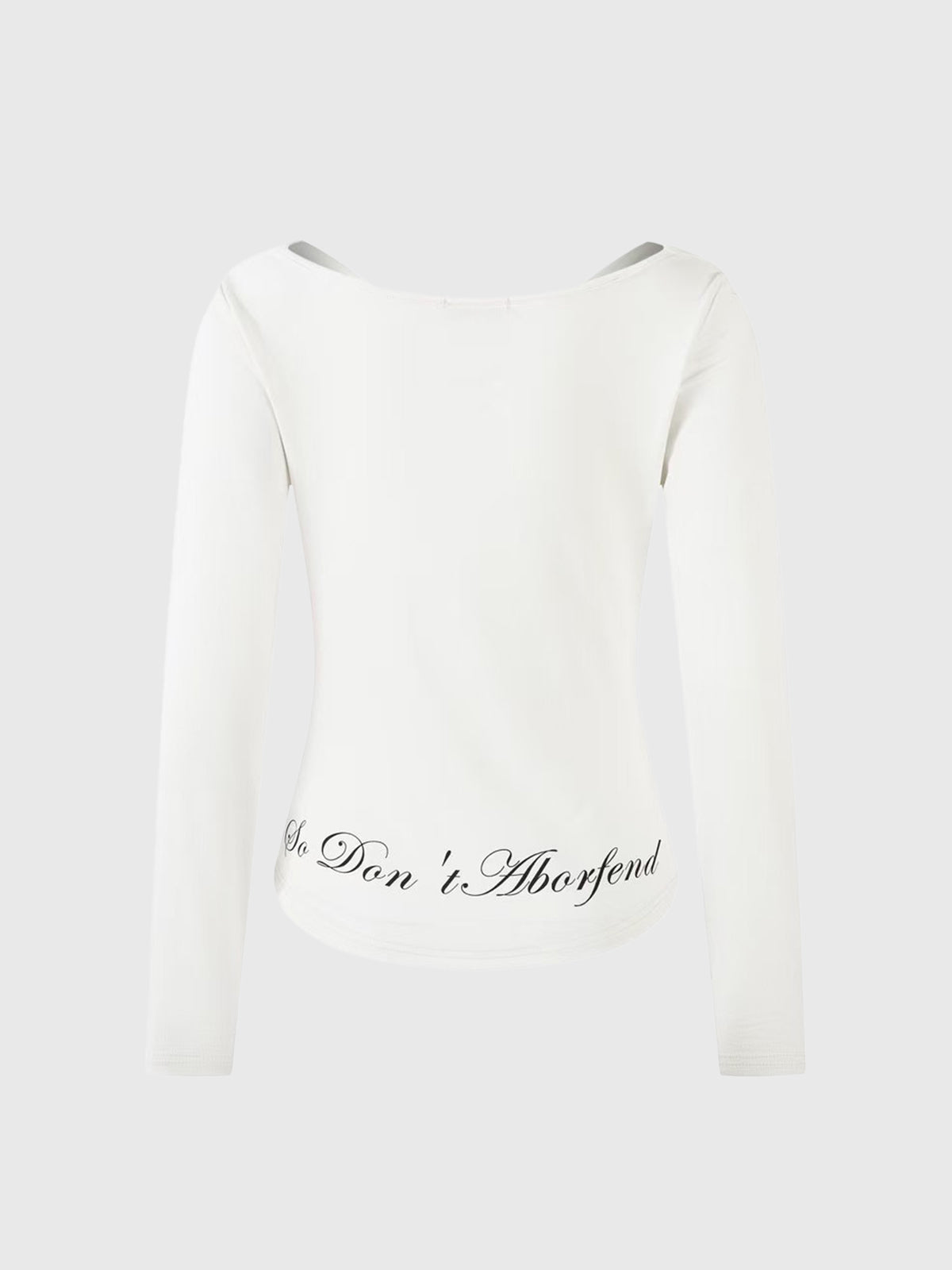 Fold Trace Tee – Porcelain White