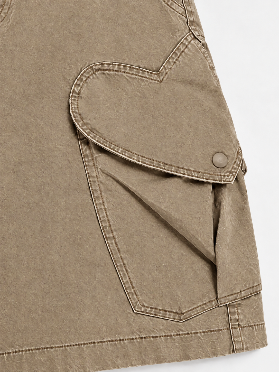 Weekday Outdoor Washed Multi-Pocket Utility Shorts - Grey