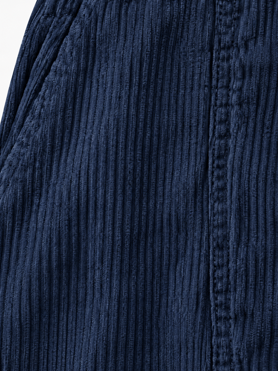 Weekday Outdoor Multi-Pocket Wide-Leg Corduroy Cargo Maxi Pants - Navy Blue